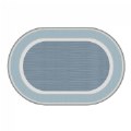 Sense of Place Highland Stripe Carpet - Blue - 4' x 6' Oval