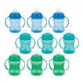 Grip N' Sip Soft Spout Trainer Cups - Set of 9