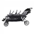 Alternate Image #3 of Gaggle® Jamboree 6-Seat Stroller - Black