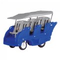 Alternate Image #3 of Gaggle® Parade 6 Child Stroller With 5-Point Adjustable Harness - Blue