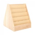 Maple 5-Shelf 2-Sided Book Display