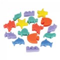 Alternate Image #2 of Ocean Shapes Paint Sponges - 16 Pieces