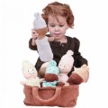 Thumbnail Image #4 of Basket of Soft Babies with Removable Sack Dresses