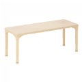 Half Table 48" x 18" Rectangle Table with Adjustable Legs