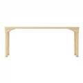 Alternate Image #2 of Half Table 48" x 18" Rectangle Table - Junior - 15"-24" Adjustable Legs