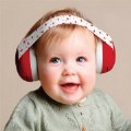 Alternate Image #2 of Baby Protective Earmuffs - Mushrooms