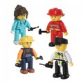 Thumbnail Image of PicassoTiles 4-Piece City Builder Character Figure Set