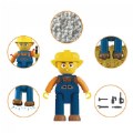 Alternate Image #3 of PicassoTiles 4-Piece City Builder Character Figure Set