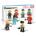 Alternate Image #4 of PicassoTiles 4-Piece City Builder Character Figure Set