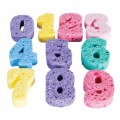 Alternate Image #2 of 3" Numbers Super Sponge Set - 10 Pieces