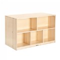 Premium Solid Maple Preschool Storage Island