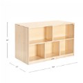 Alternate Image #5 of Premium Solid Maple Preschool Storage Island