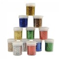 Glitter Shaker .75 oz  6 different colors - Set of 12