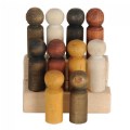 Thumbnail Image #2 of Multicultural Wooden Peg People - Set of 10