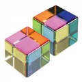 Alternate Thumbnail #3 of 2" Multi-Color Translucent Acrylic Cubes - Set of 2