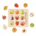 Thumbnail Image #2 of Wooden Slice & Match Fruit Puzzle