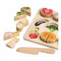 Thumbnail Image #4 of Wooden Slice & Match Vegetable Puzzle