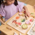 Alternate Thumbnail #3 of Wooden Slice & Match Vegetable Puzzle