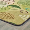 Alternate Thumbnail #2 of Peaceful Spaces Leaf Rug - Tan - 6' x 9' Rectangle