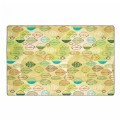 Primary Thumbnail of Peaceful Spaces Leaf Rug - Tan - 6' x 9' Rectangle