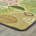 Alternate Thumbnail #2 of Peaceful Spaces Leaf Rug - Tan - 8' x 12' Rectangle