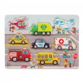 Thumbnail Image #5 of Transport & Construction Vehicles Peg Puzzle 2-Pack
