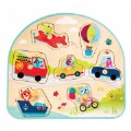 Thumbnail Image of Vehicles On The Go! Wooden Peg Puzzle