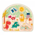 Thumbnail Image of Stomping Dinos Wooden Peg Puzzle