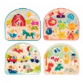 Wooden Peg Puzzles - Set of 4