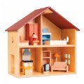 Furnished Wooden Classic Dollhouse