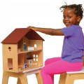 Thumbnail Image #2 of Furnished Wooden Classic Dollhouse