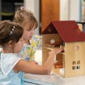 Thumbnail Image #3 of Furnished Wooden Classic Dollhouse