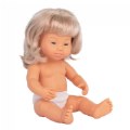 Thumbnail Image of Doll with Down Syndrome - Caucasian Blonde Girl 15"