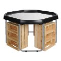 Tuff Spot Tray Black with Accessories