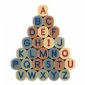 Uppercase Alphabet Stamping Stones - 26 pieces