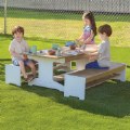 OutdoorED™ Table and Two Benches Set