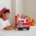Thumbnail Image #3 of MAGNA-TILES® Fire Station with Lights & Sounds - 50 Piece Set