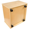 Alternate Image #2 of 4-Sided Block Storage Box on Wheels