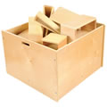 Thumbnail Image of 4-Sided Block Storage Box on Wheels