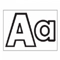 Primary Thumbnail of Alphabet-Themed Sand Art Sticker Set � 30 Sheets