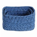 Thumbnail Image #2 of Soft Storage Nesting Baskets - Blue Multi - Set of 3