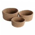 Primary Thumbnail of Soft Storage Nesting Baskets - Camel  - Set of 3