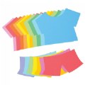 Thumbnail Image #3 of 16" Colorful Blank Multicultural People Shapes - Set of 25