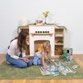 Alternate Thumbnail #2 of Race Around the World Tracks Floor Puzzle - 48 Pieces