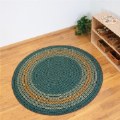 Alternate Thumbnail #2 of Braidful in Nature Carpet - 6' Round - Teal