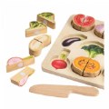 Alternate Thumbnail #8 of Wooden Slice & Match Fruit & Vegetable Puzzles