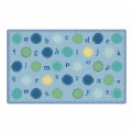 Primary Thumbnail of KIDSoft&trade; Alphabet Dots Rug - Tranquil - 7'6" x 12' Rectangle
