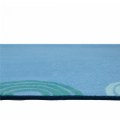 Alternate Thumbnail #4 of KIDSoft&trade; Rainbows Border Rug - Blue Tranquil - 6' x 9' Rectangle