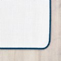 Alternate Thumbnail #3 of KIDSoft&trade; Rainbows Border Rug - Blue Tranquil - 6' x 9' Rectangle
