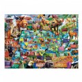 Primary Thumbnail of USA Map of the National Parks Puzzle - 100 Pieces